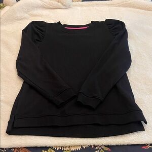 Crown and Ivy puff shoulder sweatshirt